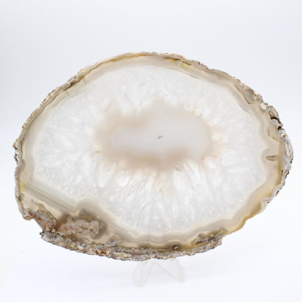 Exemplar maciço de ágata polida