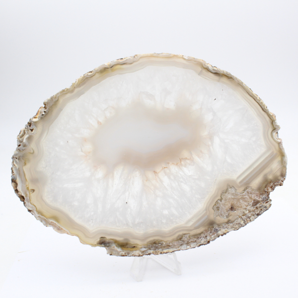 Exemplar maciço de ágata polida