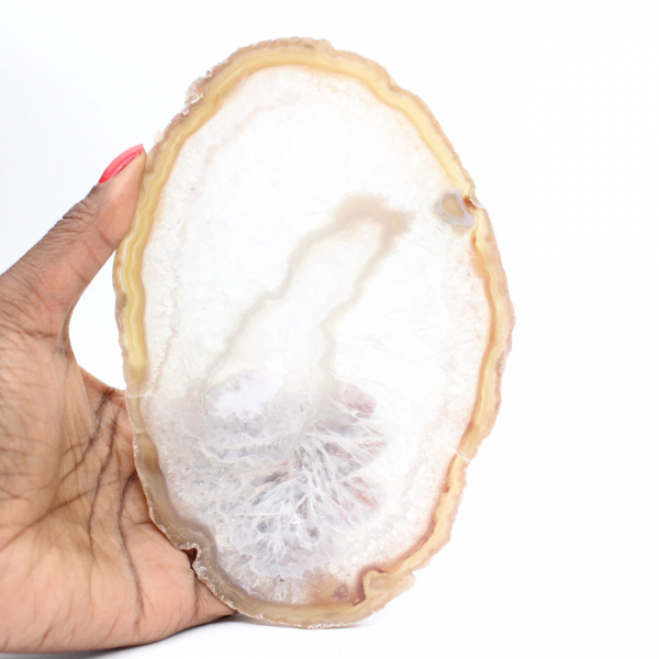 Ágata cinza e azul do Brasil