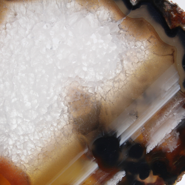 Grande placa de ágata natural