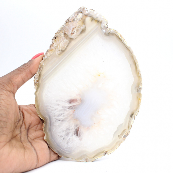 Ágata brasileira: exemplar polido