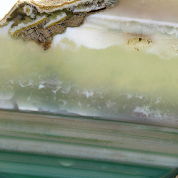 Fatias de ágata verde – Espécime natural do Brasil 210 g