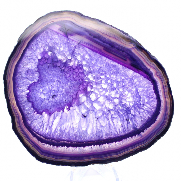 Placa de Ágata Roxa Brasileira: Objeto Decorativo