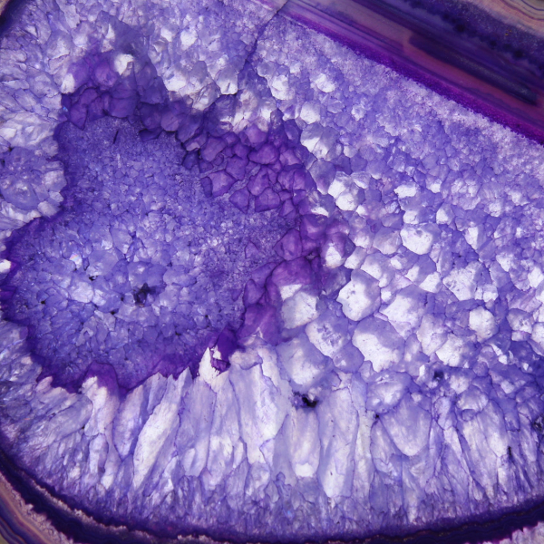 Placa de Ágata Roxa Brasileira: Objeto Decorativo