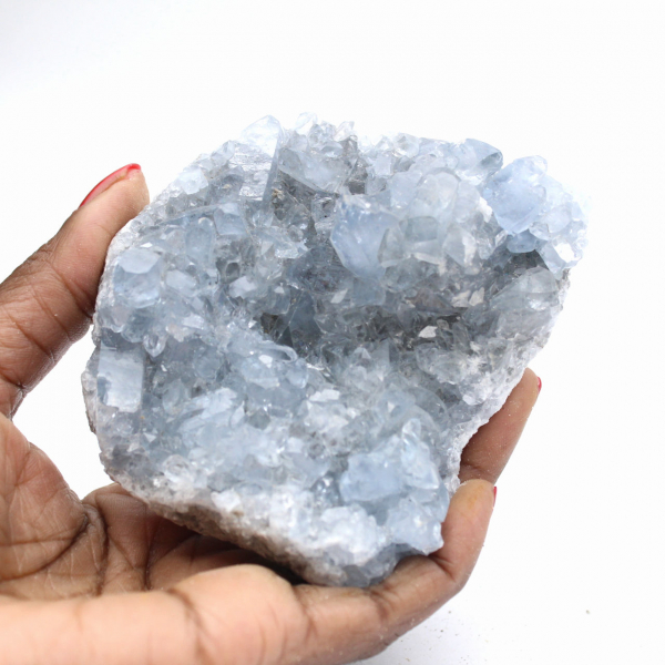 Celestina de Madagascar - Drusa Cristalizada