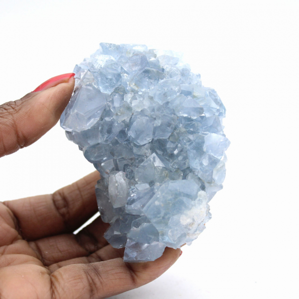 Drusa de Celestina de Madagascar - Espécime Compacto