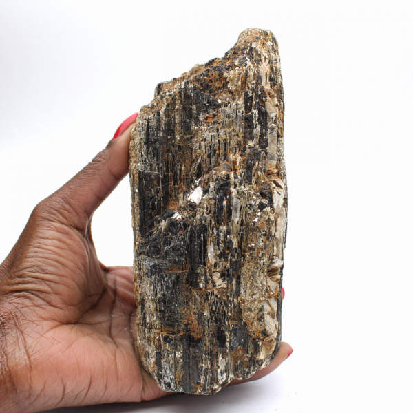Turmalina Negra Bruta - Cristal Natural de Madagascar