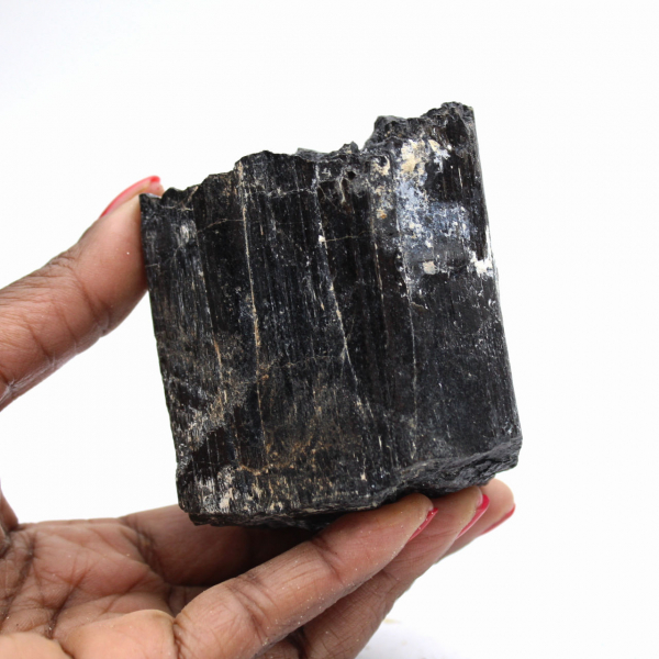 Turmalina Negra Bruta - Rocha Natural de Madagascar