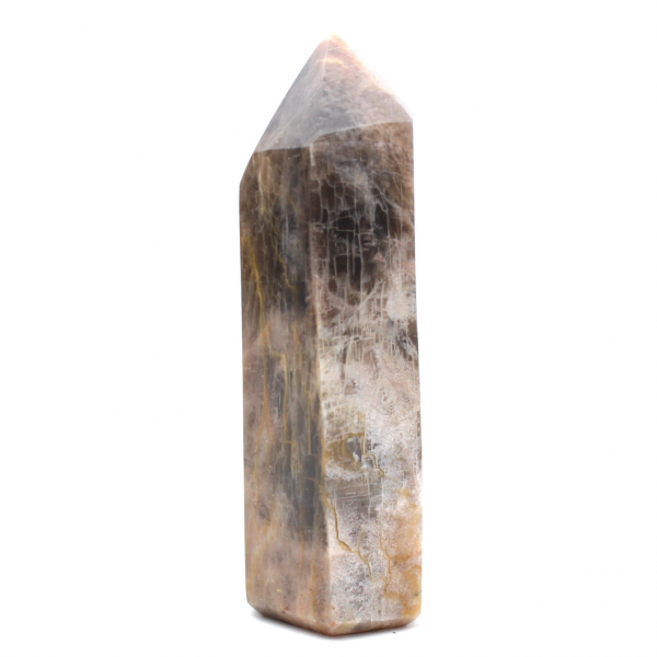 Objeto prismático de microclina cristalizada - Pedra da Lua Negra