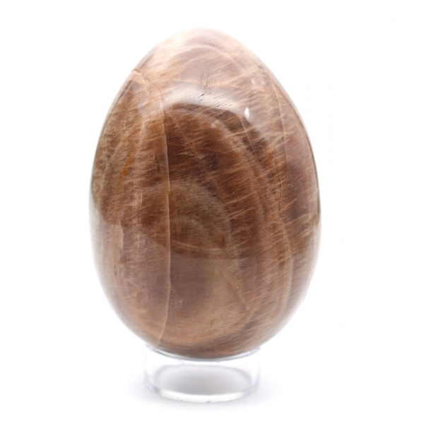 Pedra da Lua Negra - Ovo de Microclina 455g