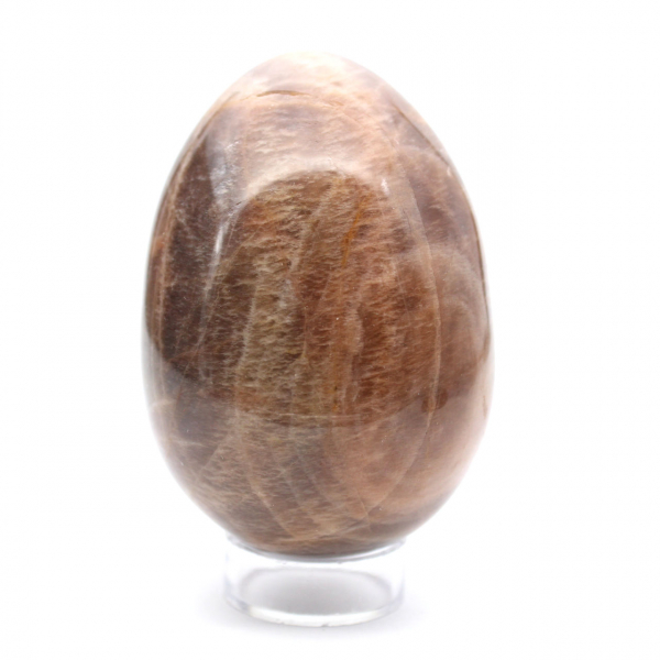 Pedra da Lua Negra - Ovo de Microclina 455g