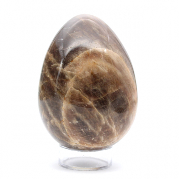 Pedra da Lua Negra - Ovo de Microclina 455g