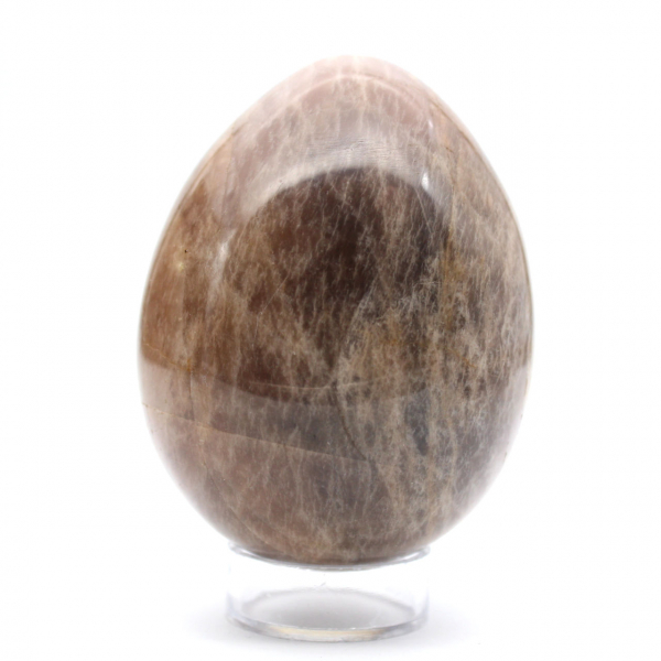 Microclina de Madagascar - Ovo de Pedra Preta