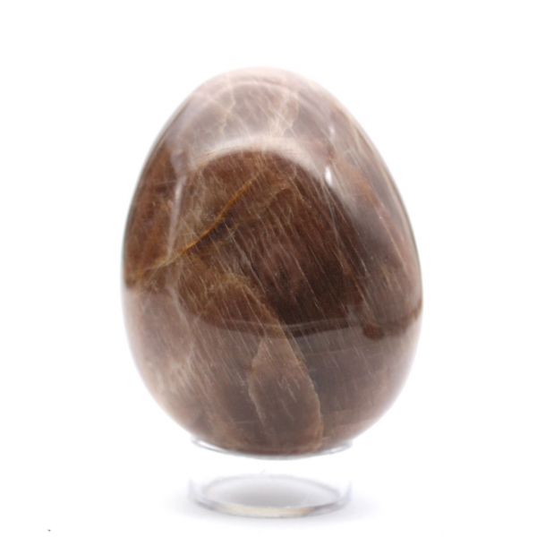 Pedra da Lua Negra - Ovo de Microclina 455g