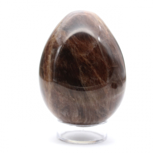 Pedra da Lua Negra - Ovo de Microclina 455g