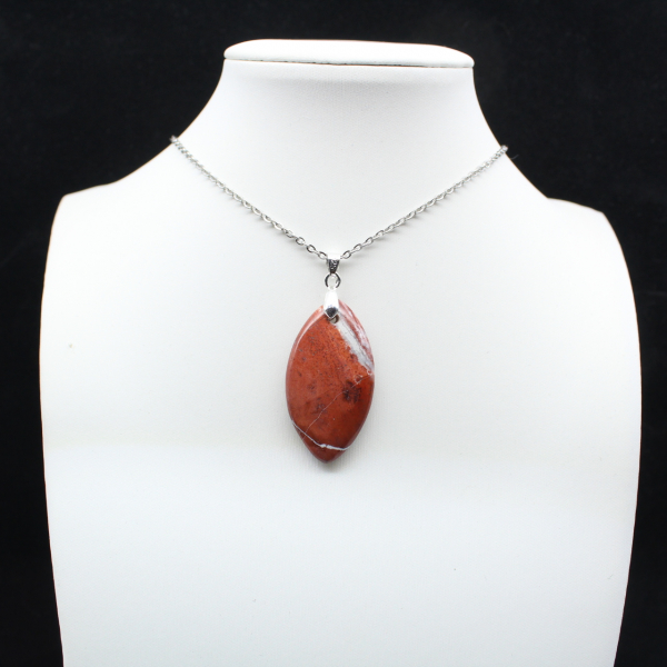 Pingente de Jaspe Vermelho de Madagascar
