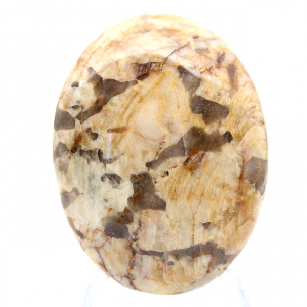 Feldspato de Madagascar em formato de seixo – Item de colecionador
