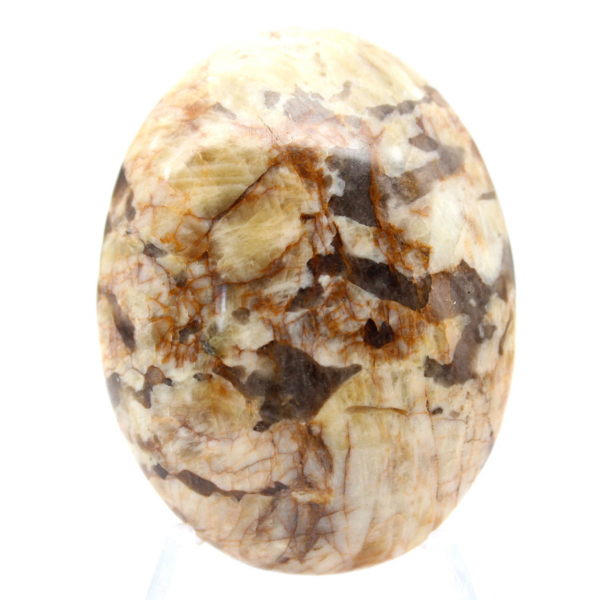 Feldspato de Madagascar em formato de seixo – Item de colecionador