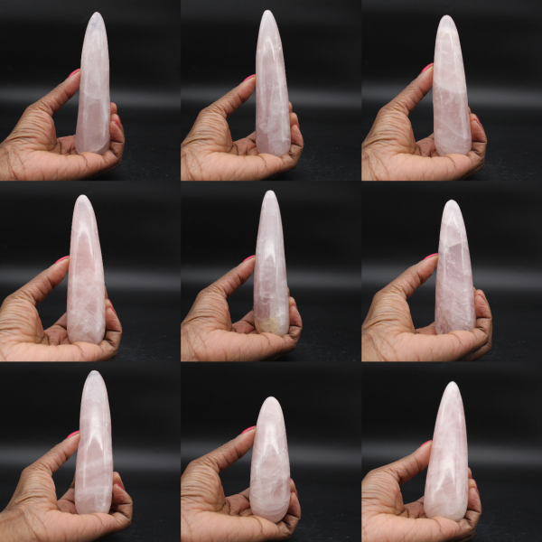 Bastão de Quartzo Rosa