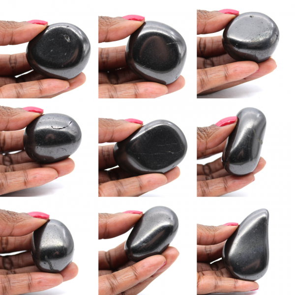 Pedra polida shungita