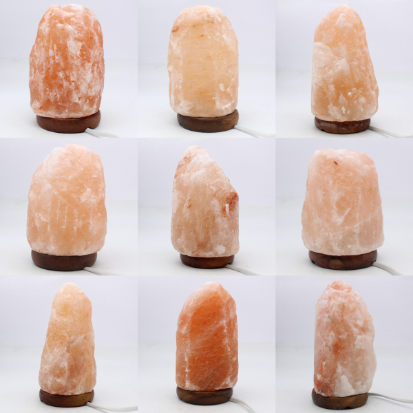 Lâmpada de sal rosa do Himalaia