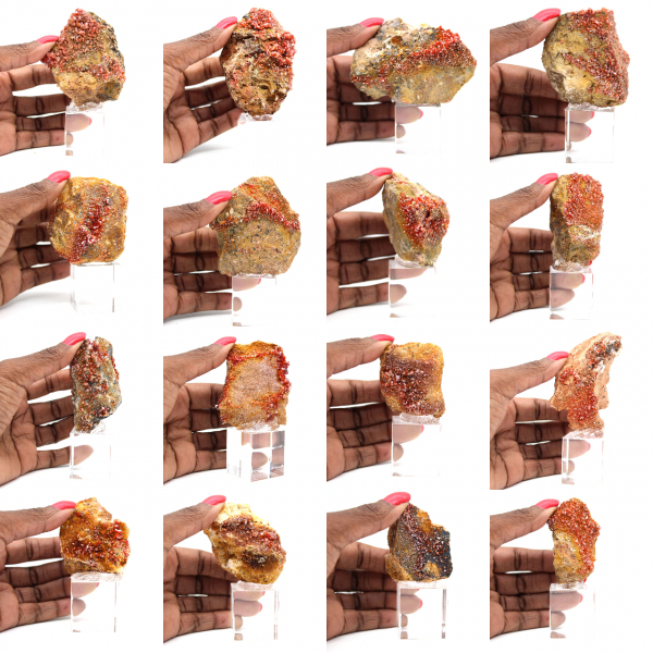 Cristais de Pedra Vanadinita