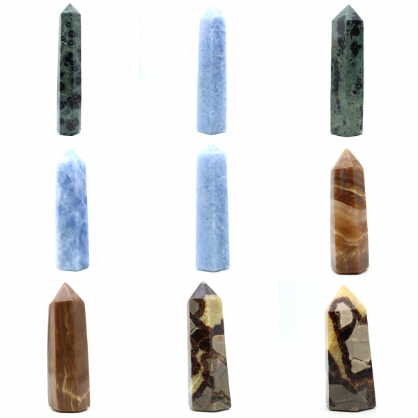 prisma de calcita azul