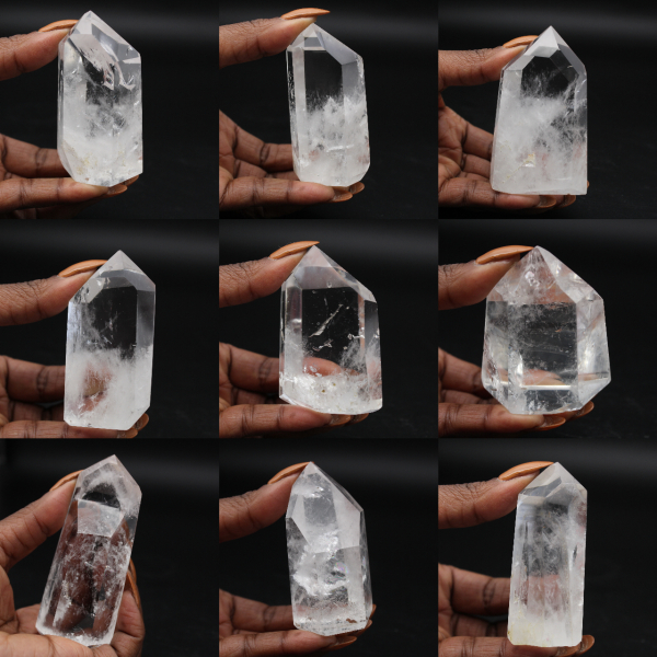 Prisma de cristal de rocha de Madagascar