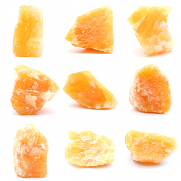 Calcita laranja do méxico