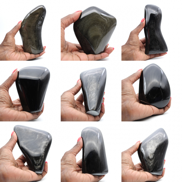 Obsidiana Dourada de Forma Livre