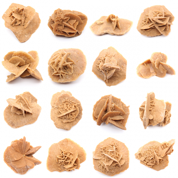 Pequena Rosa do Deserto de Marrocos: fragmento geológico natural