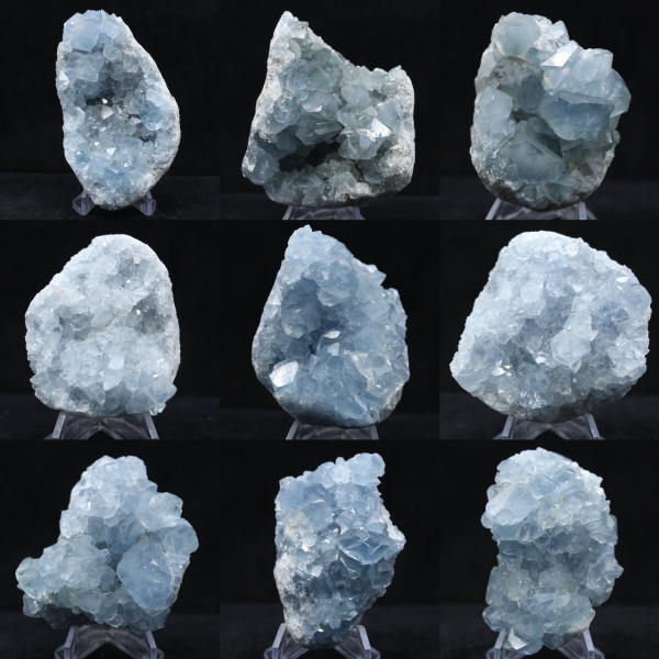 Celestita de Madagascar - Formação Cristalina