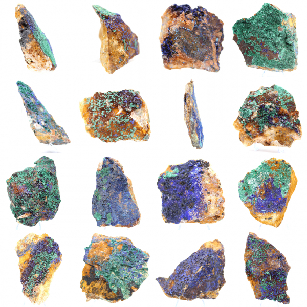 Azurita Malaquita em estado bruto