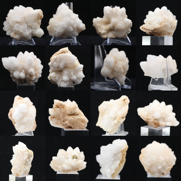 Quartzo marroquino em forma de flor com cristais bem definidos.