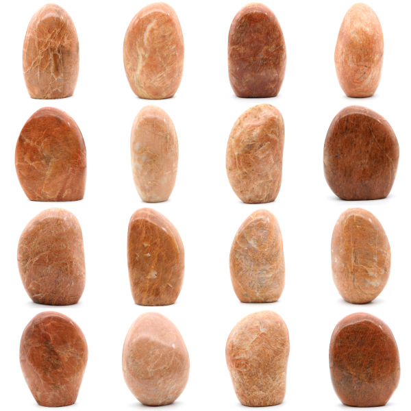 Decoração de pedra da lua rosa de microline