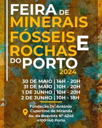 Feira de Minerais, Fósseis e Rochas no Porto