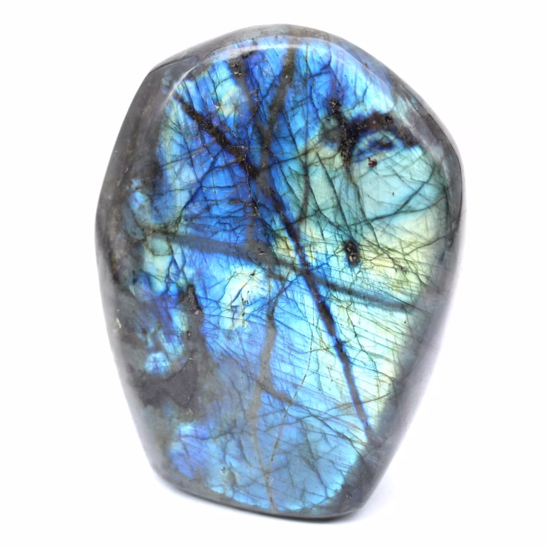 Labradorita: Descubra os segredos desta pedra com reflexos misteriosos labradorite bloc 025