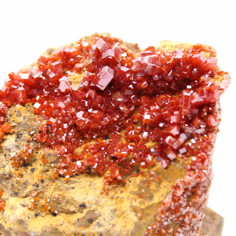 Descubra a vanadinita vanadinite maroc 043