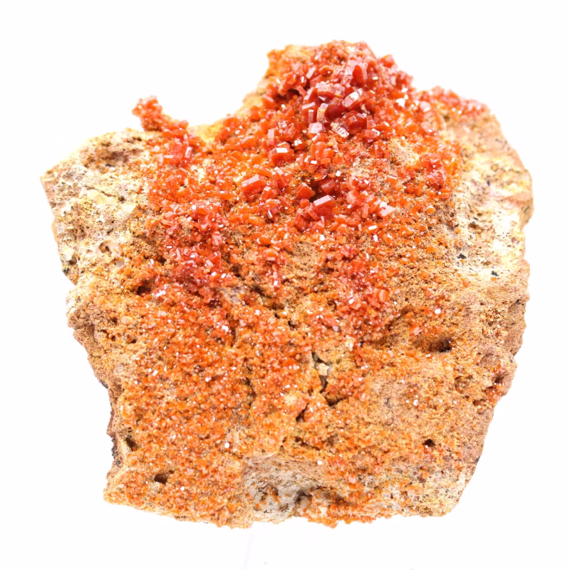 Descubra a vanadinita vanadinite maroc 045