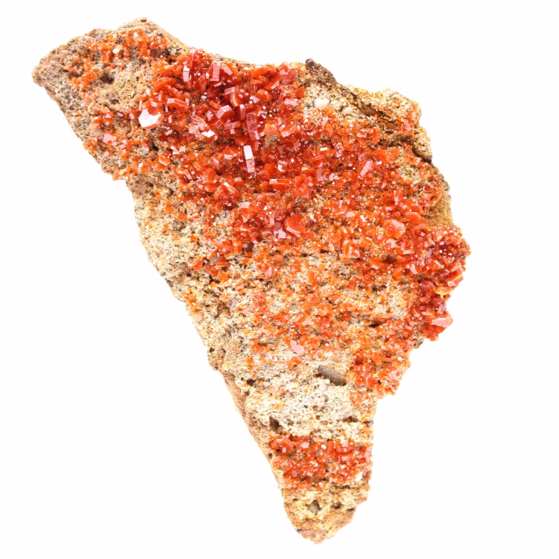 Descubra a vanadinita vanadinite maroc 104