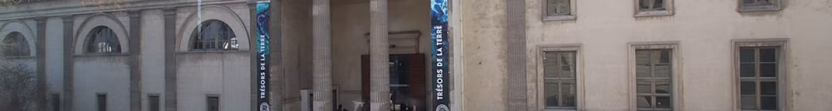 Galeria de Geologia e Mineralogia do Jardin des Plantes em Paris Peristyle et fronton galerie de Mineralogie