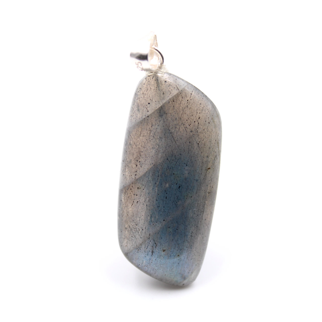Pingente de labradorite em prata de lei 925