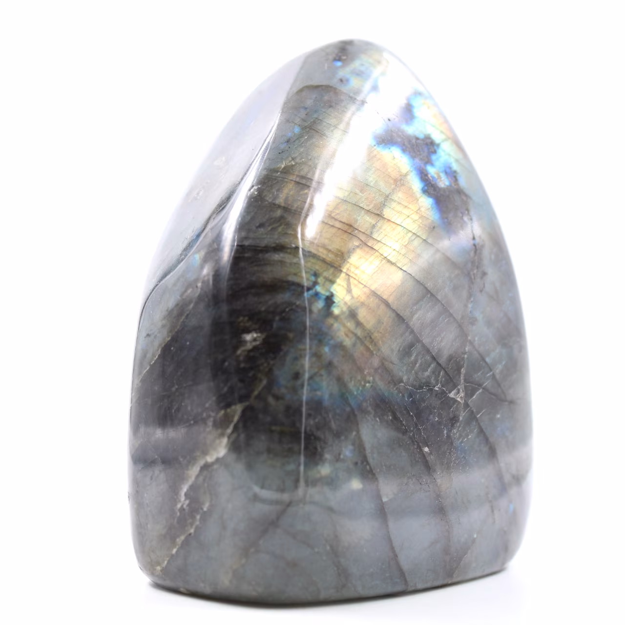 Pedra ornamental de labradorita de forma livre