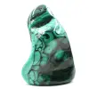 Forma abstrata ornamental de pedra malaquita - 0