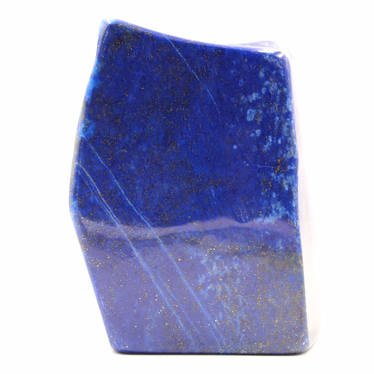 Lapis Lazuli bloco de pedra ornamental forma abstrata