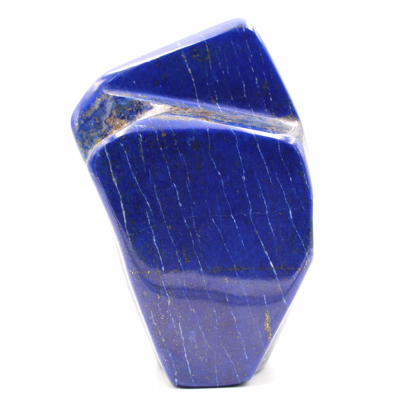 Lapis Lazuli bloco de pedra ornamental forma abstrata