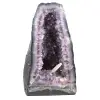 Geodo de ametista com cristal de calcita - 0