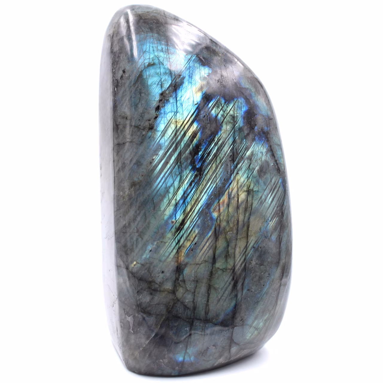 Pedra ornamental de labradorita de forma livre