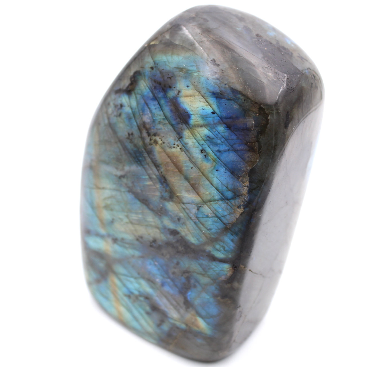 Pedra ornamental de labradorita de forma livre
