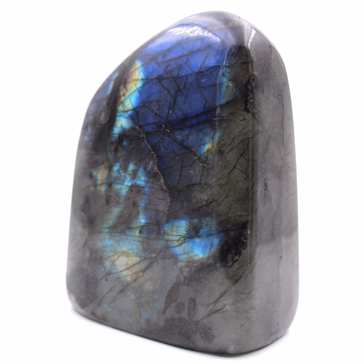 Pedra ornamental de labradorita de forma livre